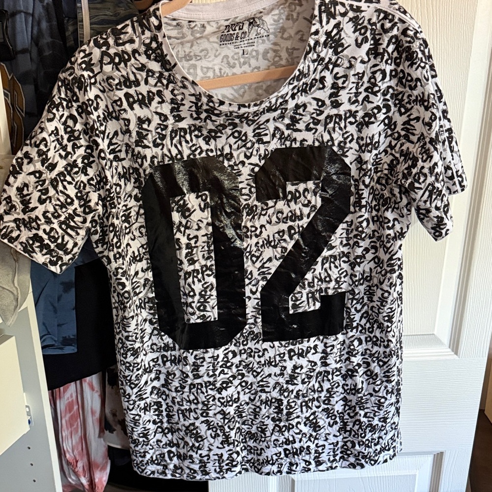 PRPS Black and White Graphic Tee